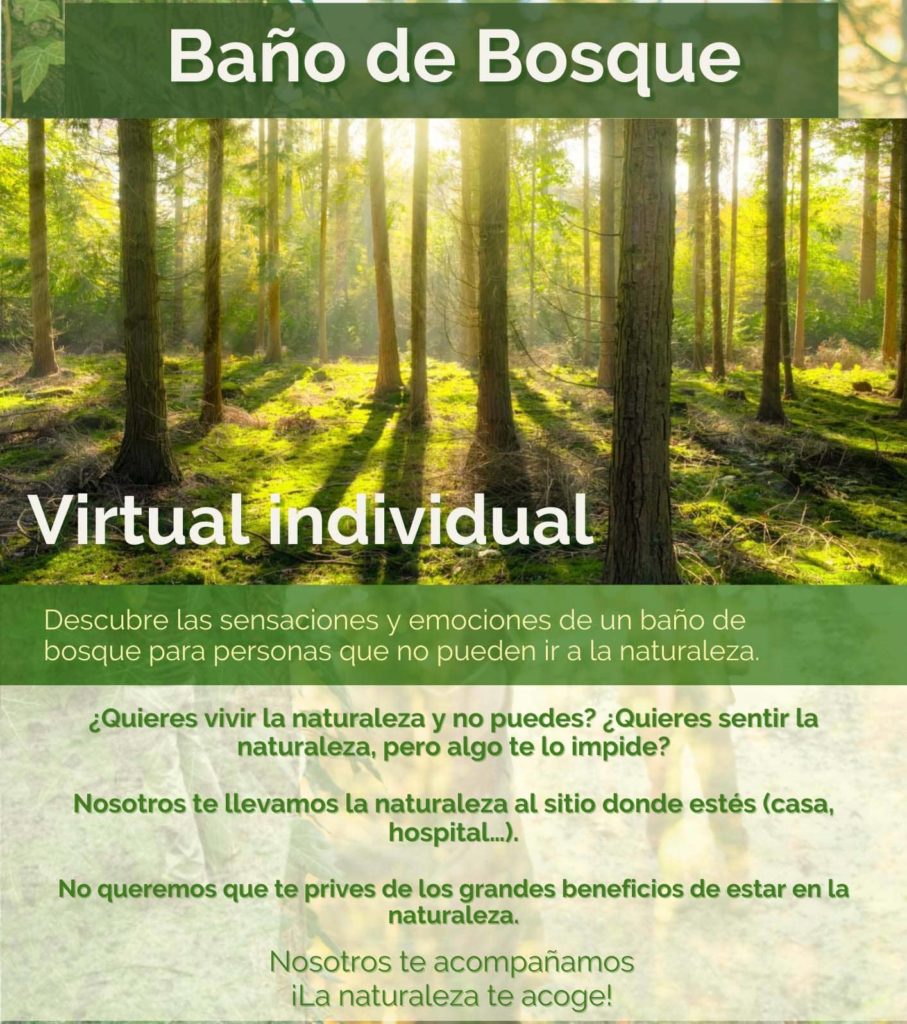 Bano de bosque virtual individual